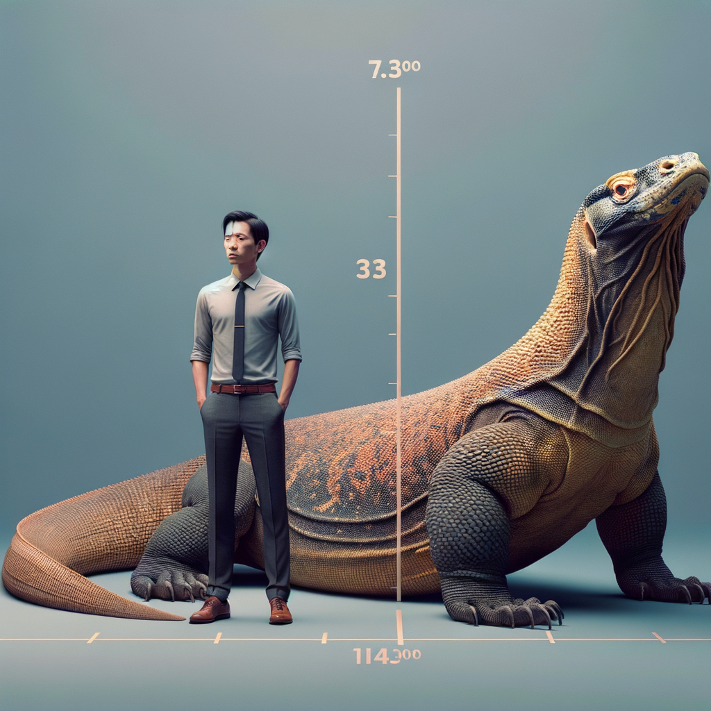 How Large Do They Get? The Average Size Of Komodo Dragons