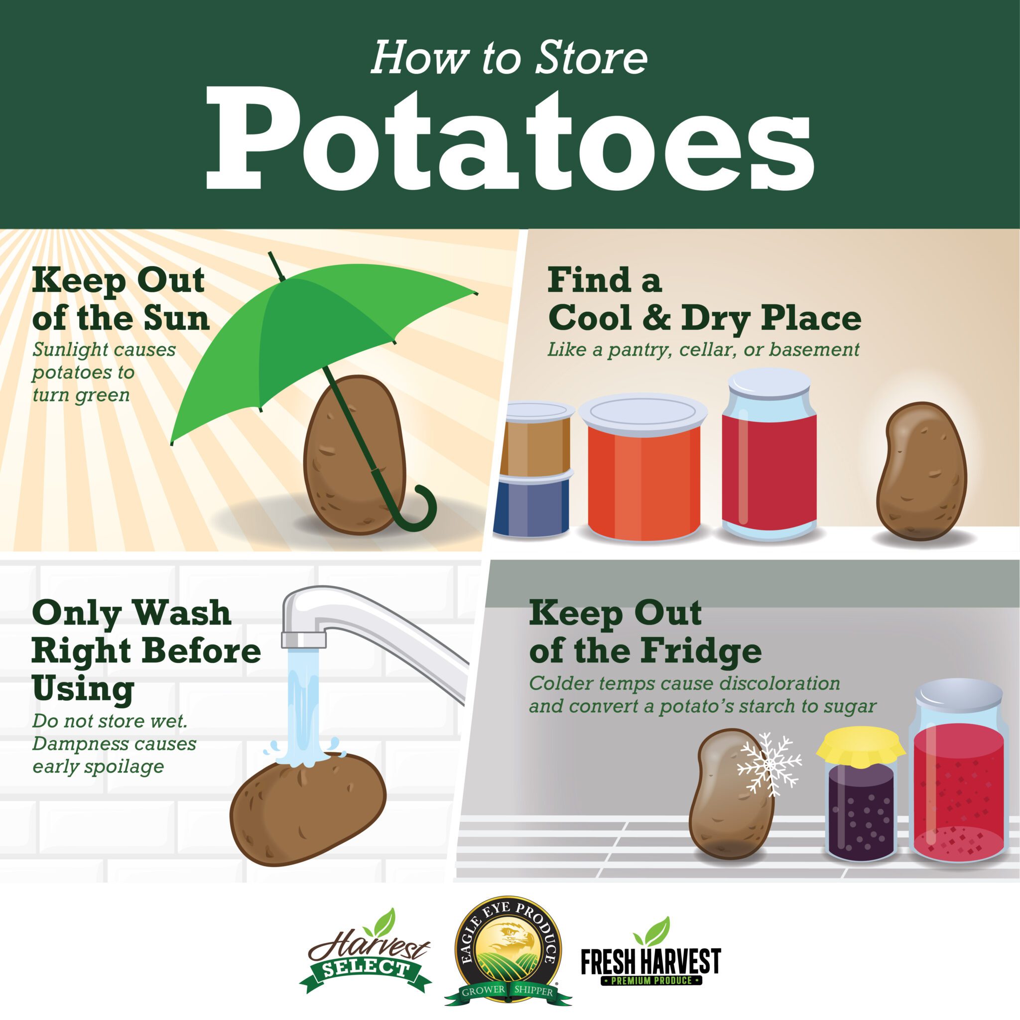 The Best Place To Keep Potatoes Fresh For Months