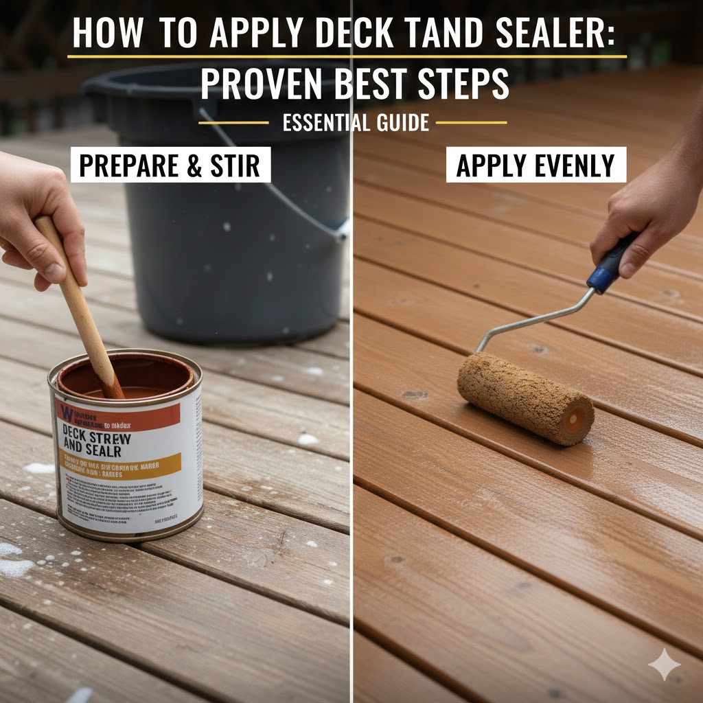 The Best Way To Apply Deck Stain For A Professional Finish