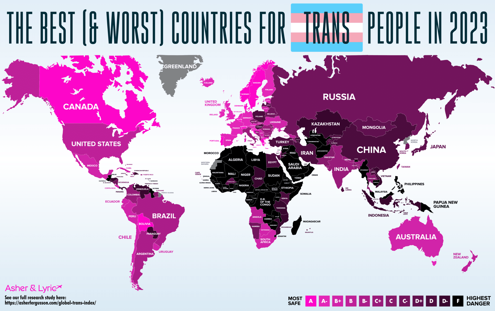 Mapping Global Trends: Which Countries Have The Most Trans People?