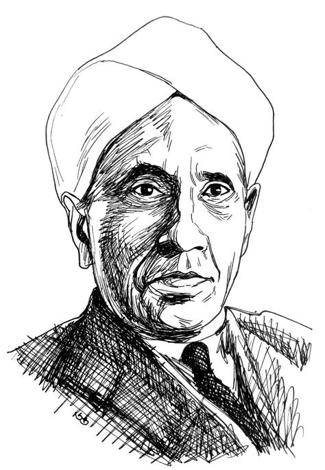 Cv Raman Sketch Book