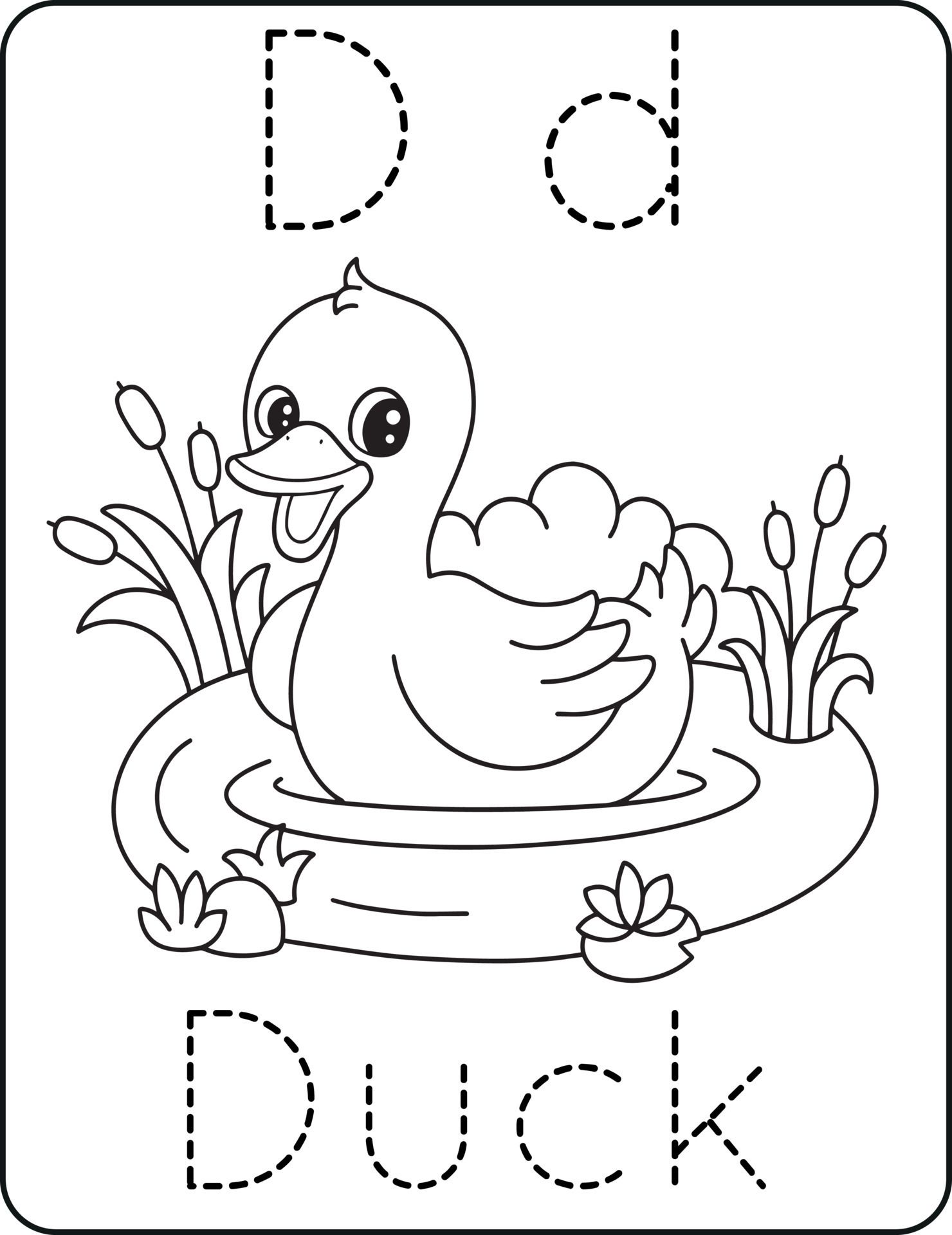 D Is For Duck And Dog: A Fun Alphabet Guide For Toddlers