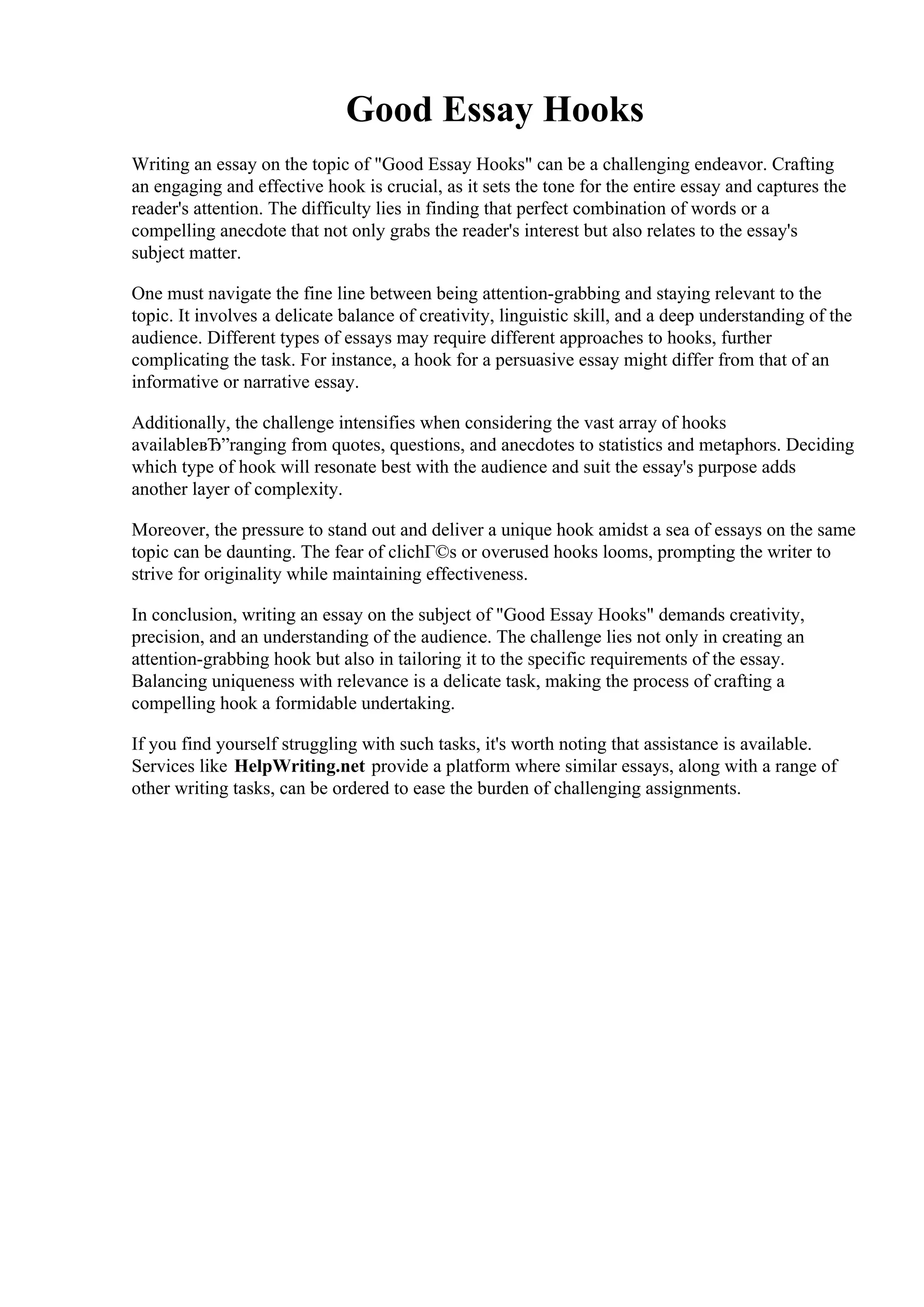 Essay Paper Outline Template