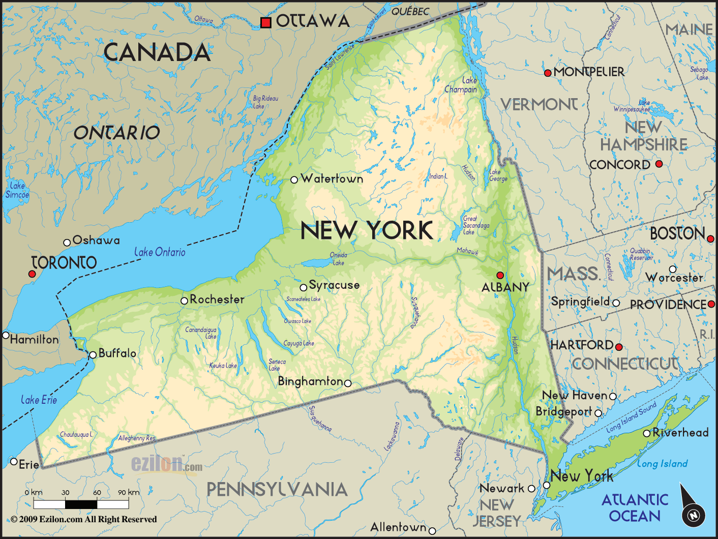Pinpointing The Geographic Location Of New York City