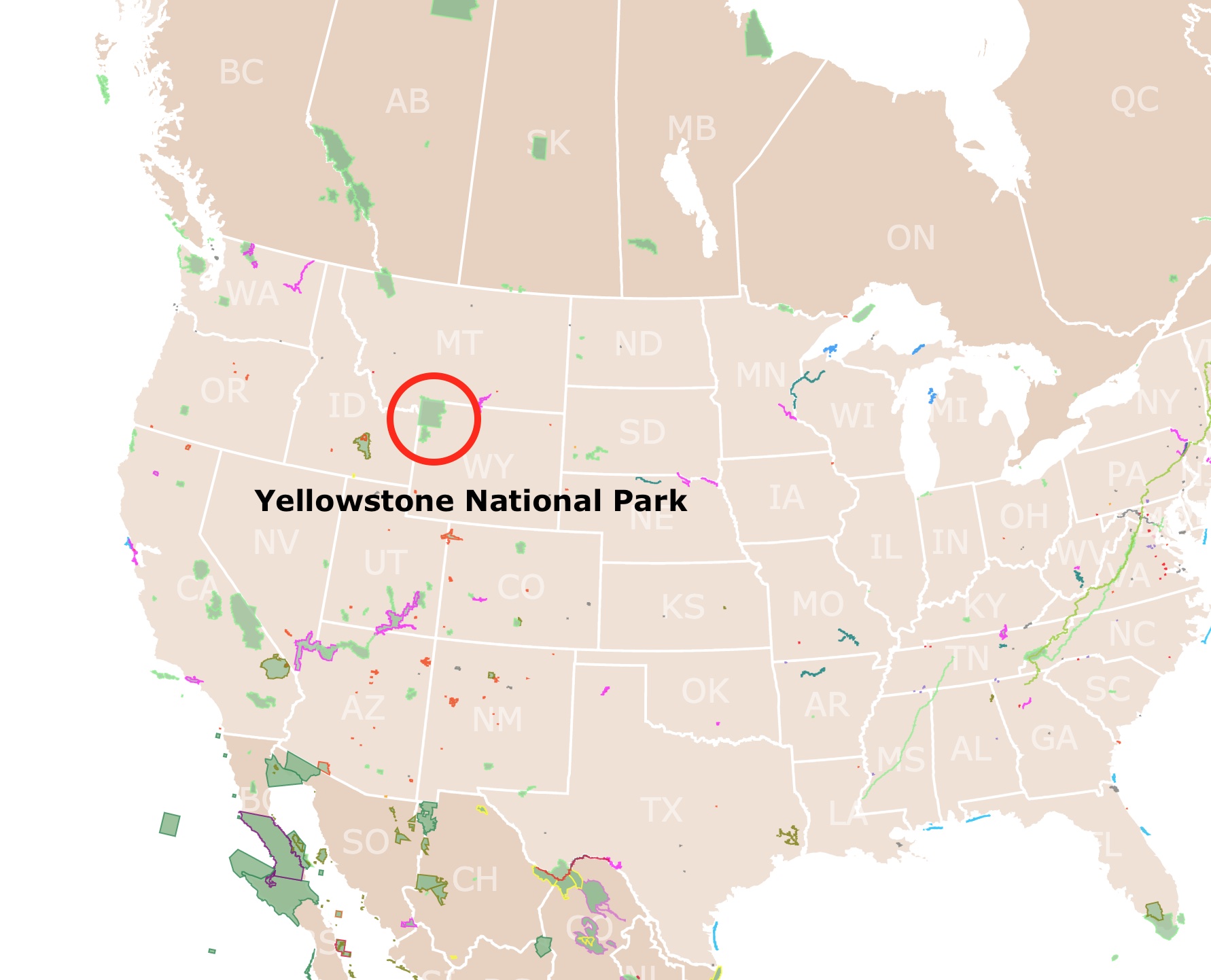 Where Exactly Is The Geographic Location Of Yellowstone?