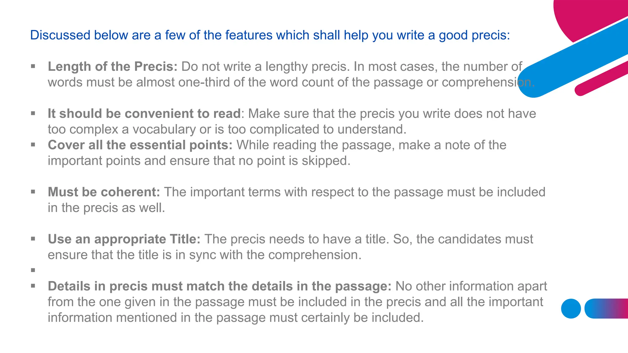 The Essential Glossary Of Words For Precise Writing