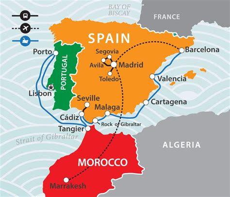 How Far Is From Morocco To Spain
