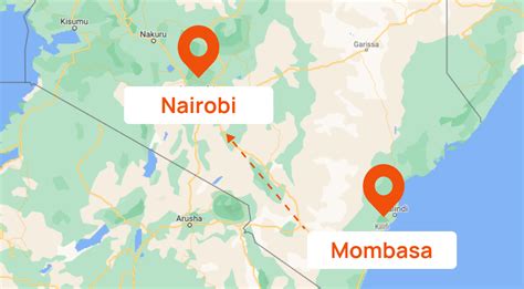 How Far Is From Nairobi To Mombasa