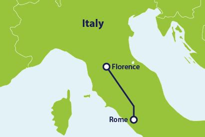 How Far Is From Rome To Florence