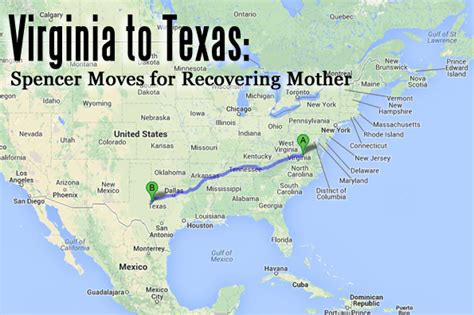 How Far Is From Virginia To Texas