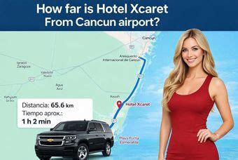 How Far Is Xcaret From Cancun