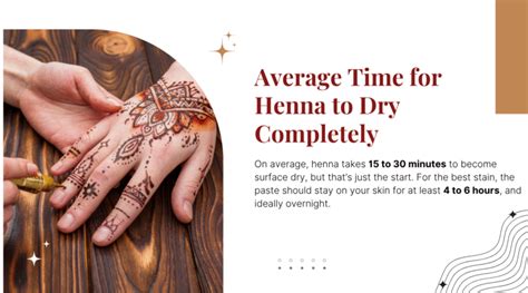How Long Does Henna Take To Dry