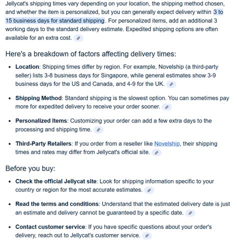 How Long Does Jellycat Take To Ship