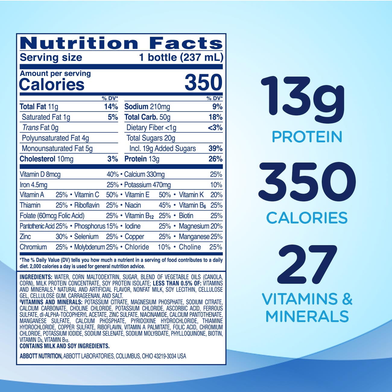 How Much Sugar Is In Ensure Plus? A Nutritional Breakdown