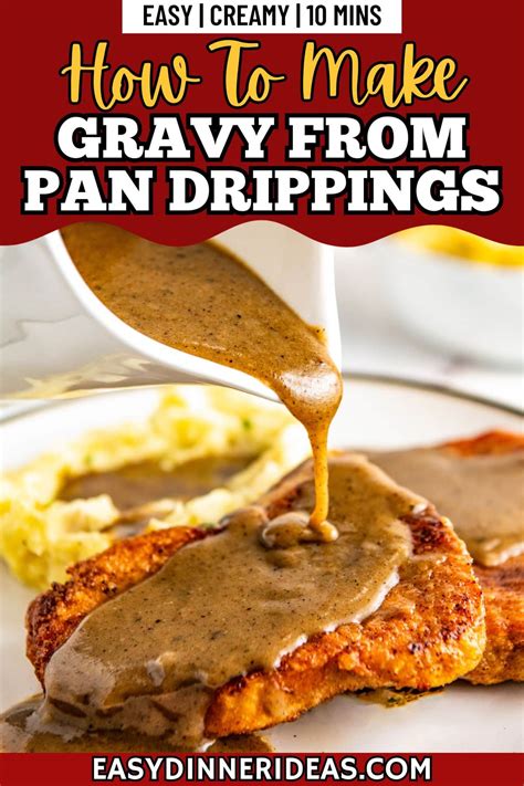How To Make Gravy From Scratch Drippings