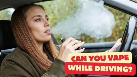 Is It Legal To Vape While Driving