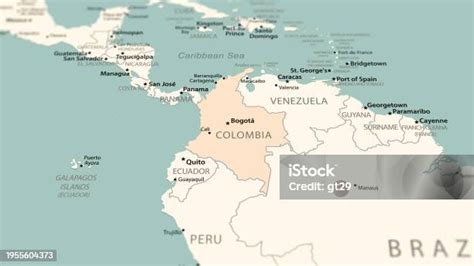 Kolombia Di Peta Dunia