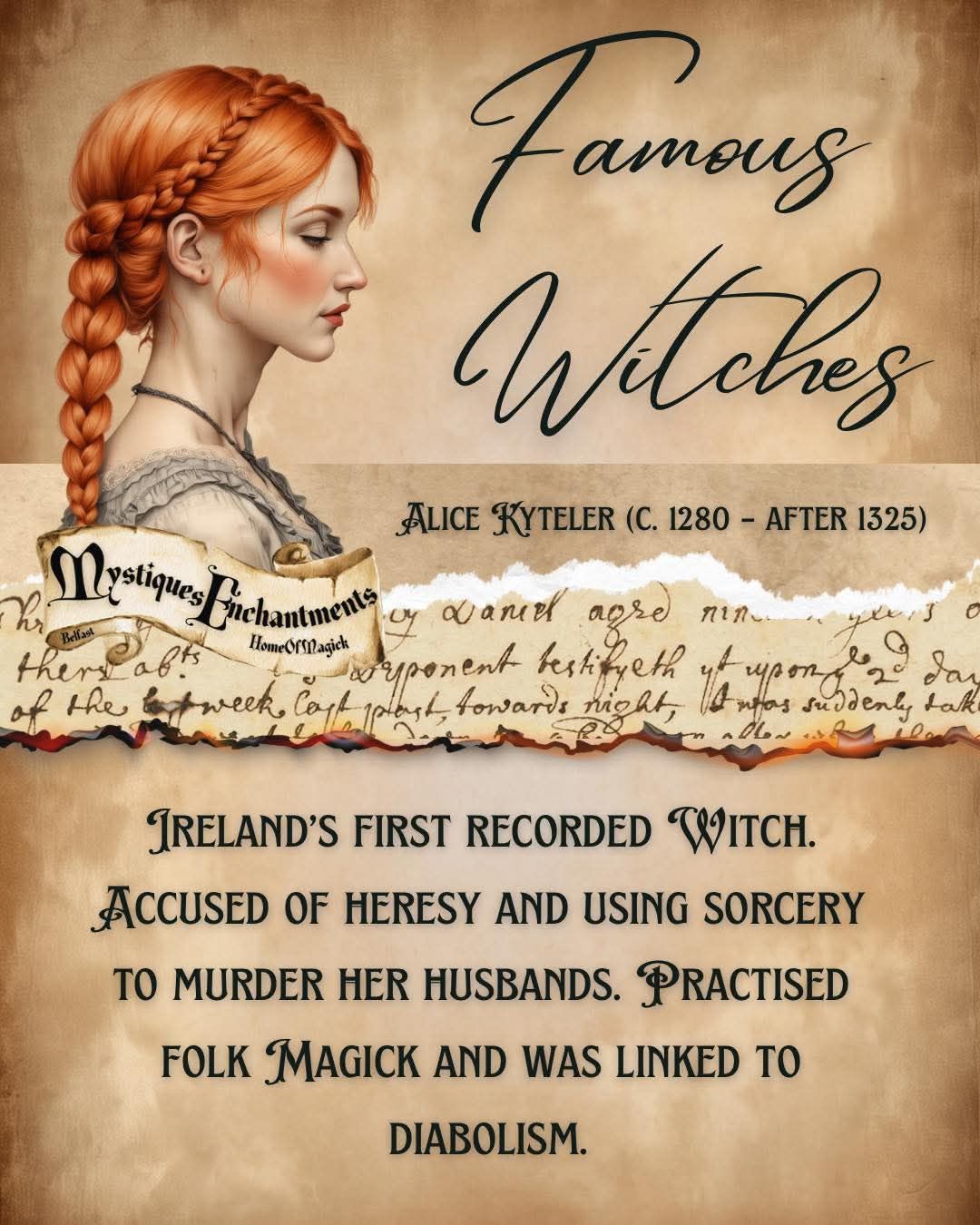 Beyond Folklore: A List Of Famous Witches Through History