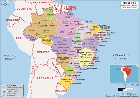 Map Of Brazil Map