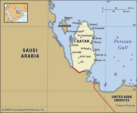 Neighbouring Countries Of Qatar