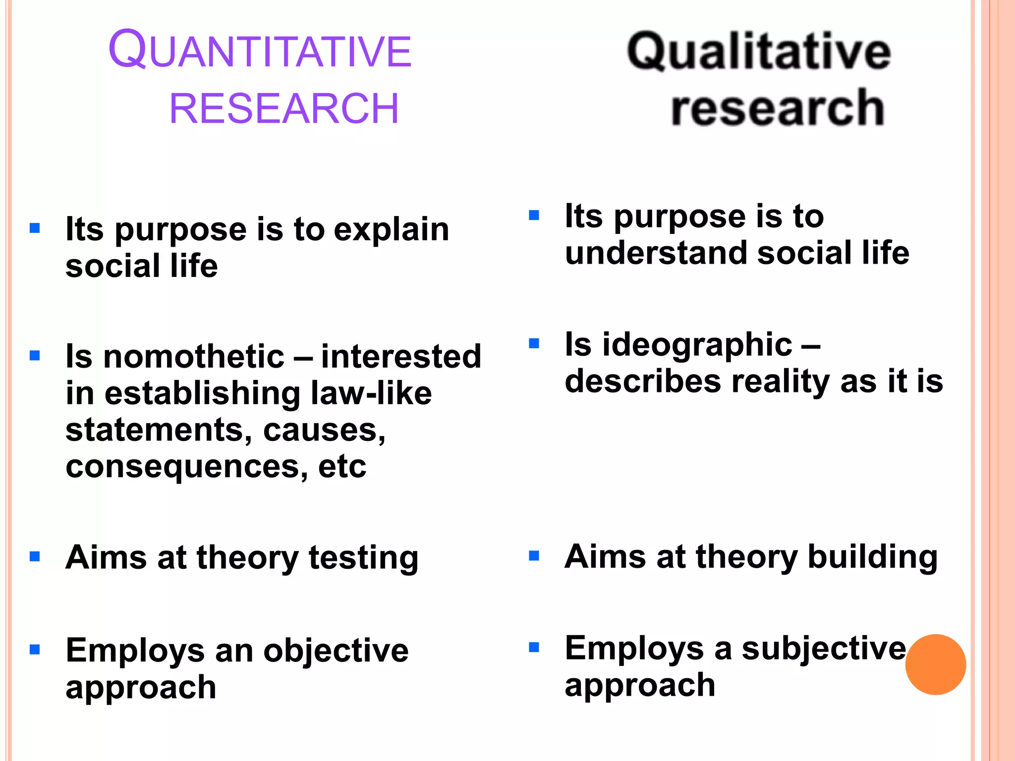 Understanding The True Purpose Of Quantitative Research
