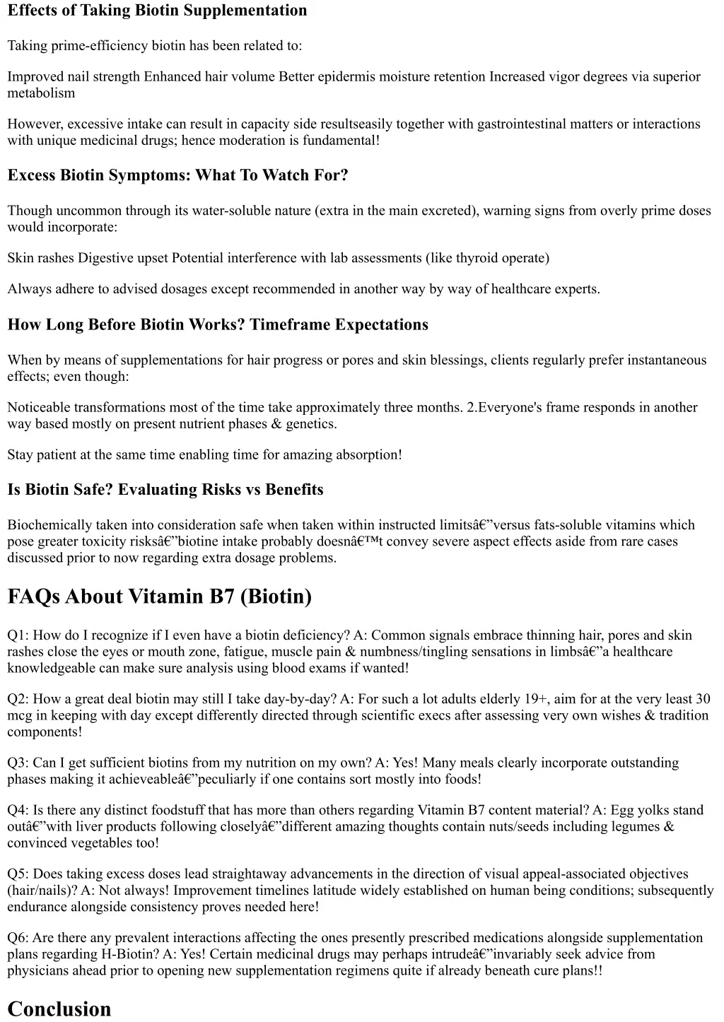 Understanding The Recommended Daily Intake Of Biotin For Optimal Health