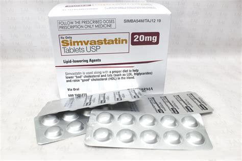 Simvastatin 20Mg Tablets