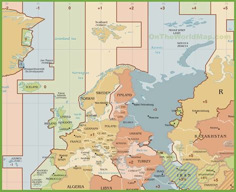 Timezone Of Europe