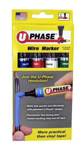 U Phase Wire Marker Violet