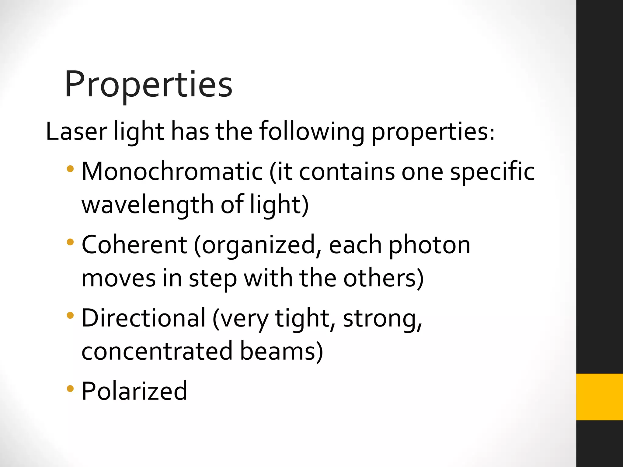 Beyond The Beam: The Unique Properties Of Laser Light Explained