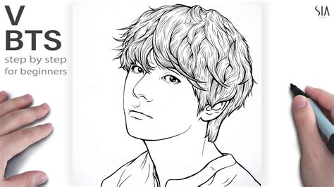 V Drawing Outline