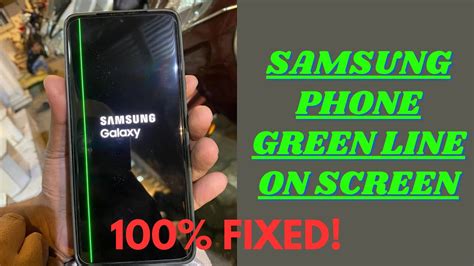 What Causes Green Line On Samsung