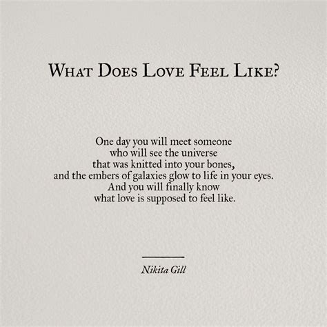 What Does Love Feel Like Quotes