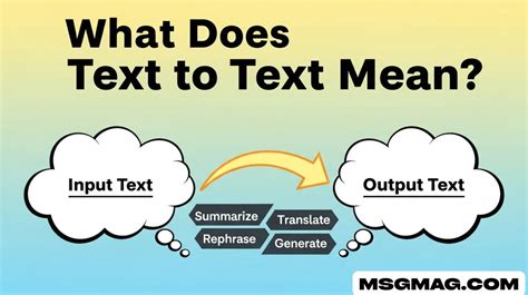 What Does Text Mean