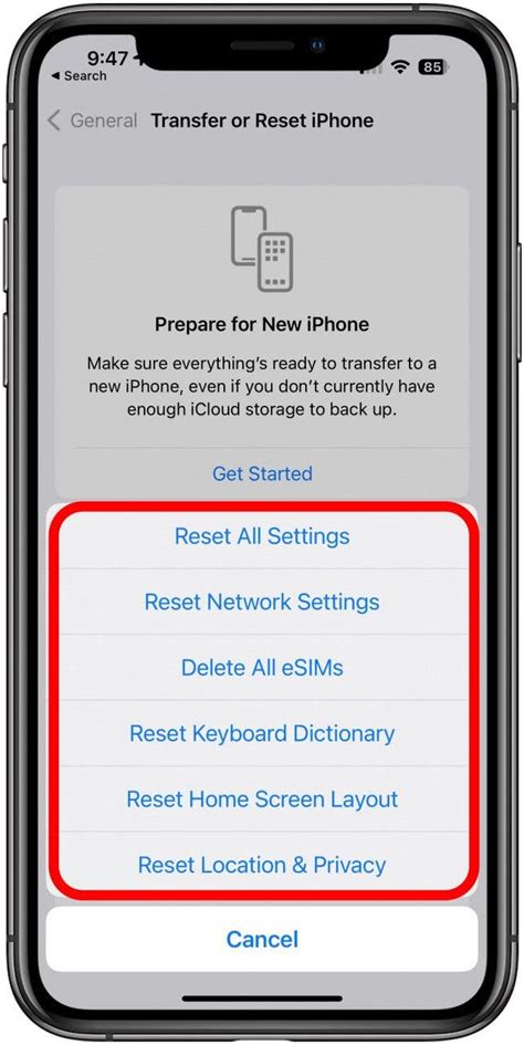 What Happens If I Reset My Iphone