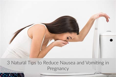 What Helps With First Trimester Nausea
