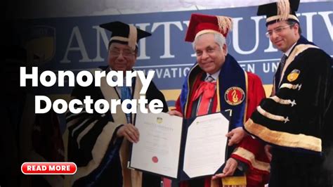 What Is An Honorary Doctorate