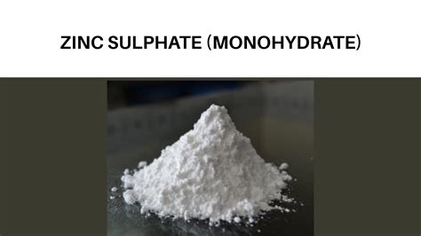 What Is The Smell Of Zinc Sulphate