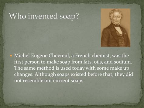 When Was Invented Soap