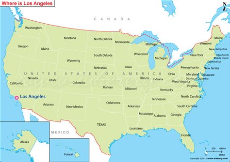 Where Is Located Los Angeles