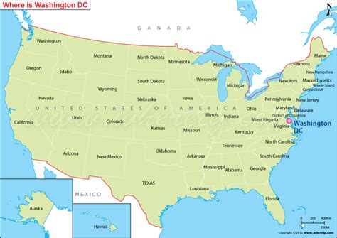 Where Is Located Washington Dc