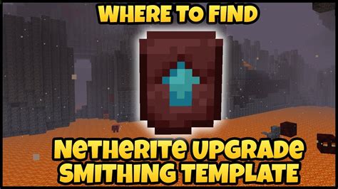 Where To Find Upgrade Templates In Minecraft