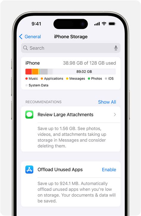 Where To See Iphone Storage