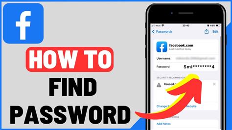 Where To See Your Password In Facebook