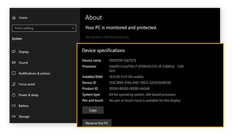 Where To See Your Pc Specs