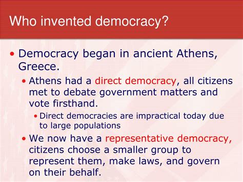 Who Invented Democracy