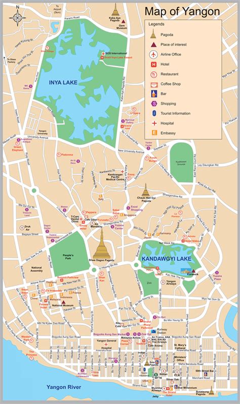 Yangon Map Offline